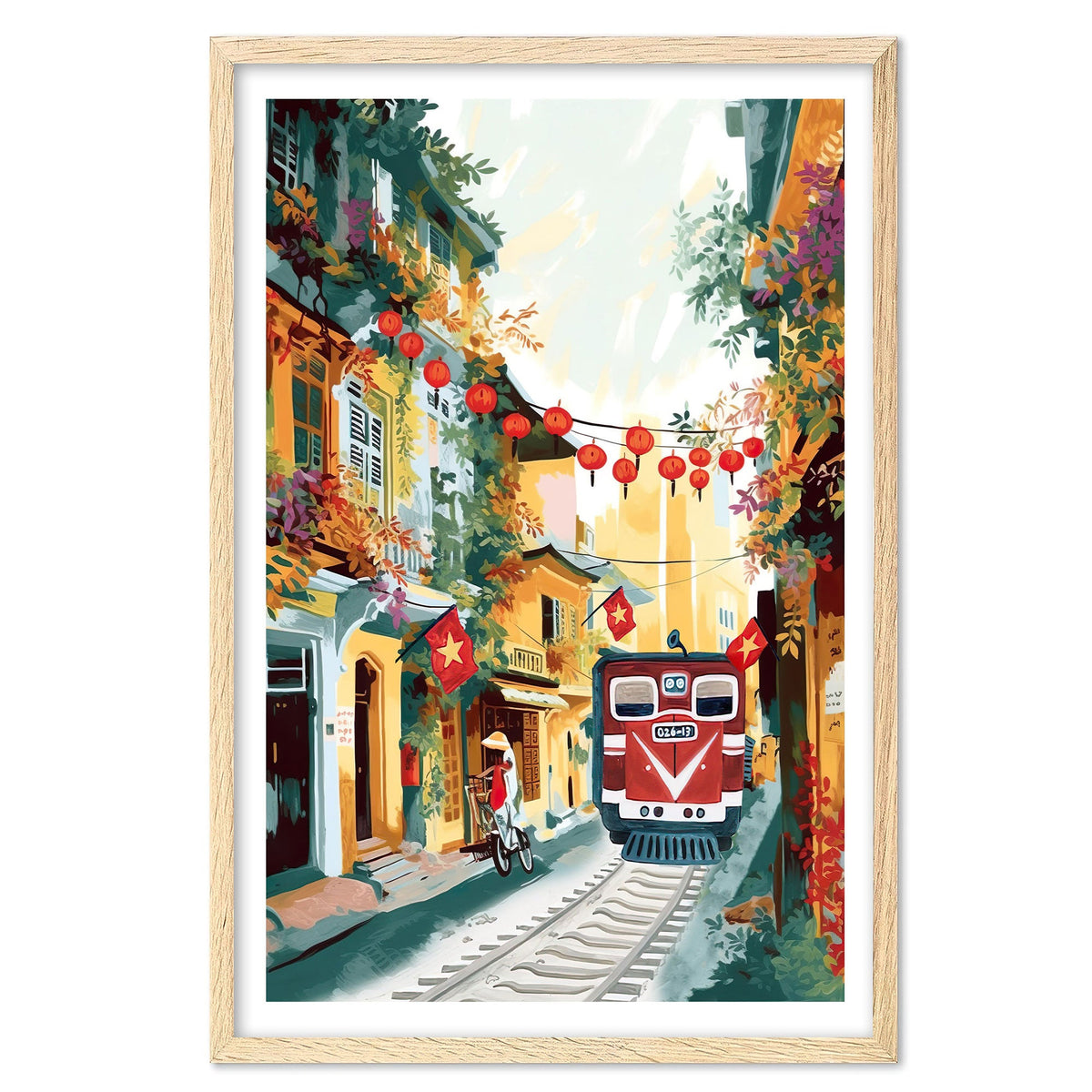 vietnam Art Print, Travel Print, Travel Poster, Travel Gift, Housewarming Gift (UNFRAMED)