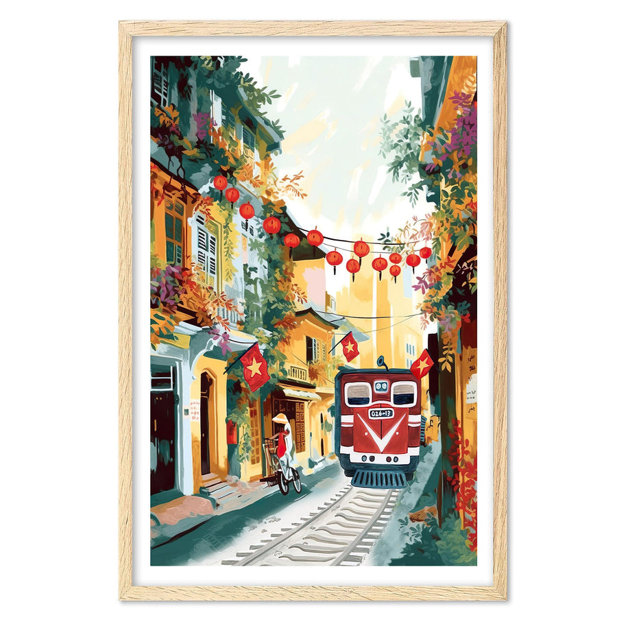 vietnam Art Print, Travel Print, Travel Poster, Travel Gift, Housewarming Gift (UNFRAMED)