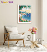 Capri Italy Art Print, Travel Print, Travel Poster, Travel Gift, Housewarming Gift (UNFRAMED)