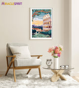 The Colosseum Art Print, Travel Print, Travel Poster, Travel Gift, Housewarming Gift (UNFRAMED)