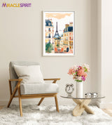 Paris Art Print, Travel Print, Travel Poster, Travel Gift, Housewarming Gift (UNFRAMED)