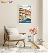 Porto City Art Print, Travel Print, Travel Poster, Travel Gift, Housewarming Gift (UNFRAMED)