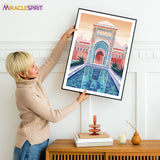 Marrakech Art Print, Travel Print, Travel Poster, Travel Gift, Housewarming Gift (UNFRAMED)