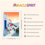 Mykonos Art Print, Travel Print, Travel Poster, Travel Gift, Housewarming Gift (UNFRAMED)