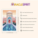 Marrakech Art Print, Travel Print, Travel Poster, Travel Gift, Housewarming Gift (UNFRAMED)