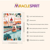 Budapest Art Print, Travel Print, Travel Poster, Travel Gift, Housewarming Gift (UNFRAMED)