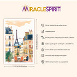 Paris Art Print, Travel Print, Travel Poster, Travel Gift, Housewarming Gift (UNFRAMED)