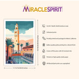 Marrakech Art Print, Travel Print, Travel Poster, Travel Gift, Housewarming Gift (UNFRAMED)