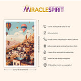 Cappadocia Art Print, Travel Print, Travel Poster, Travel Gift, Housewarming Gift (UNFRAMED)
