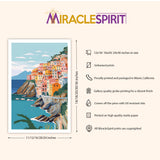 33.Cinque Terre Art Print, Travel Print, Travel Poster, Travel Gift, Housewarming Gift (UNFRAMED)