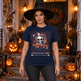Abbandoned T-Shirt – Punk Rock Streetwear Graphic Graphic Tee - Color: navy