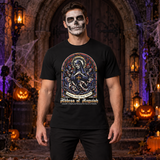 Abbes of Anguish T-Shirt – Classic Halloween Graphic Design Graphic Tee - Color: black