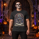 Abbes of Anguish T-Shirt – Dark Streetwear Graphic Design Graphic Tee - Color: charcoal