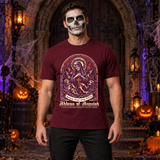 Abbes of Anguish T-Shirt – Dark Streetwear Graphic Design Graphic Tee - Color: maroon