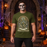 Abbes of Anguish T-Shirt – Dark Streetwear Graphic Design Graphic Tee - Color: military green