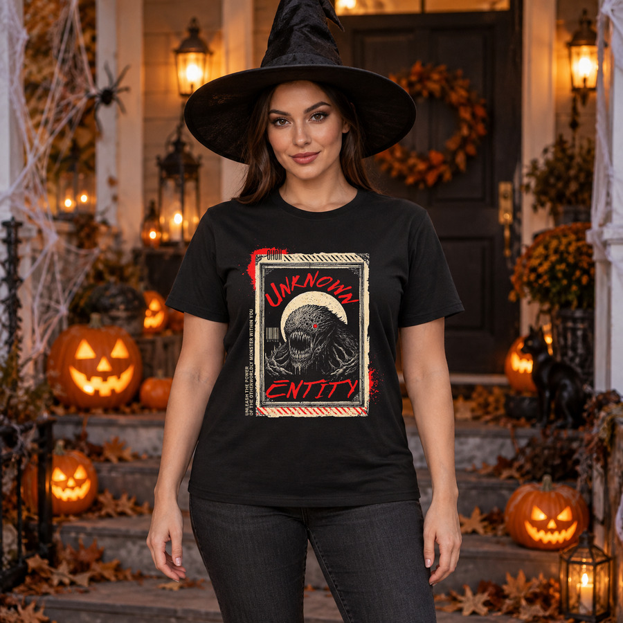 Alien monster T-Shirt – Zombie & Monster Horror Graphic Graphic Tee - Color: black
