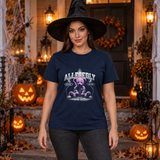 Allegedly T-Shirt – Dark Editorial Graphic Design Graphic Tee - Color: navy