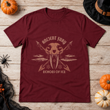 Ancient Fury T-Shirt – Dark Editorial Graphic Design Graphic Tee - Color: maroon