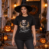 Are You Scared T-Shirt – Dark Streetwear Graphic Design Graphic Tee - Color: black