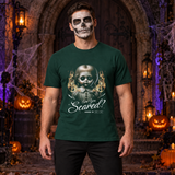 Are You Scared T-Shirt – Dark Streetwear Graphic Design Graphic Tee - Color: forest green