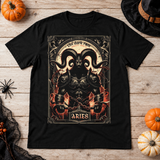 Aries T-Shirt – Dark Editorial Graphic Design Graphic Tee - Color: black