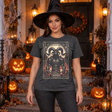 Aries T-Shirt – Dark Editorial Graphic Design Graphic Tee - Color: dark heather
