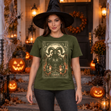 Aries T-Shirt – Dark Editorial Graphic Design Graphic Tee - Color: military green