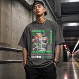Artemis Olympus T-Shirt – Religious Imagery Collage Graphic Tee - Color: Dark Heather