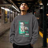 Athena Olympus Shield Sweatshirt – Dark Art / Renaissance Aesthetic Graphic Sweatshirt - Color: charcoal