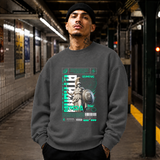 Athena Olympus Shield Sweatshirt – Dark Art / Renaissance Aesthetic Graphic Sweatshirt - Color: dark heather