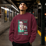Athena Olympus Shield Sweatshirt – Dark Art / Renaissance Aesthetic Graphic Sweatshirt - Color: maroon
