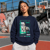 Athena Olympus Shield Sweatshirt – Dark Art / Renaissance Aesthetic Graphic Sweatshirt - Color: navy