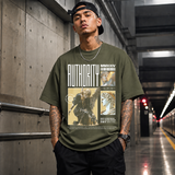 Authority Bust T-Shirt – Dark Art / Renaissance Aesthetic Graphic Tee - Color: Military Green