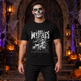 Bad Witches T-Shirt – Skull & Reaper Gothic Graphic Graphic Tee - Color: black