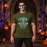 Begging For Your Life T-Shirt – Classic Halloween Graphic Design Graphic Tee - Color: military green