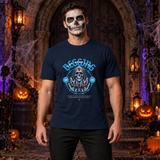 Begging For Your Life T-Shirt – Classic Halloween Graphic Design Graphic Tee - Color: navy