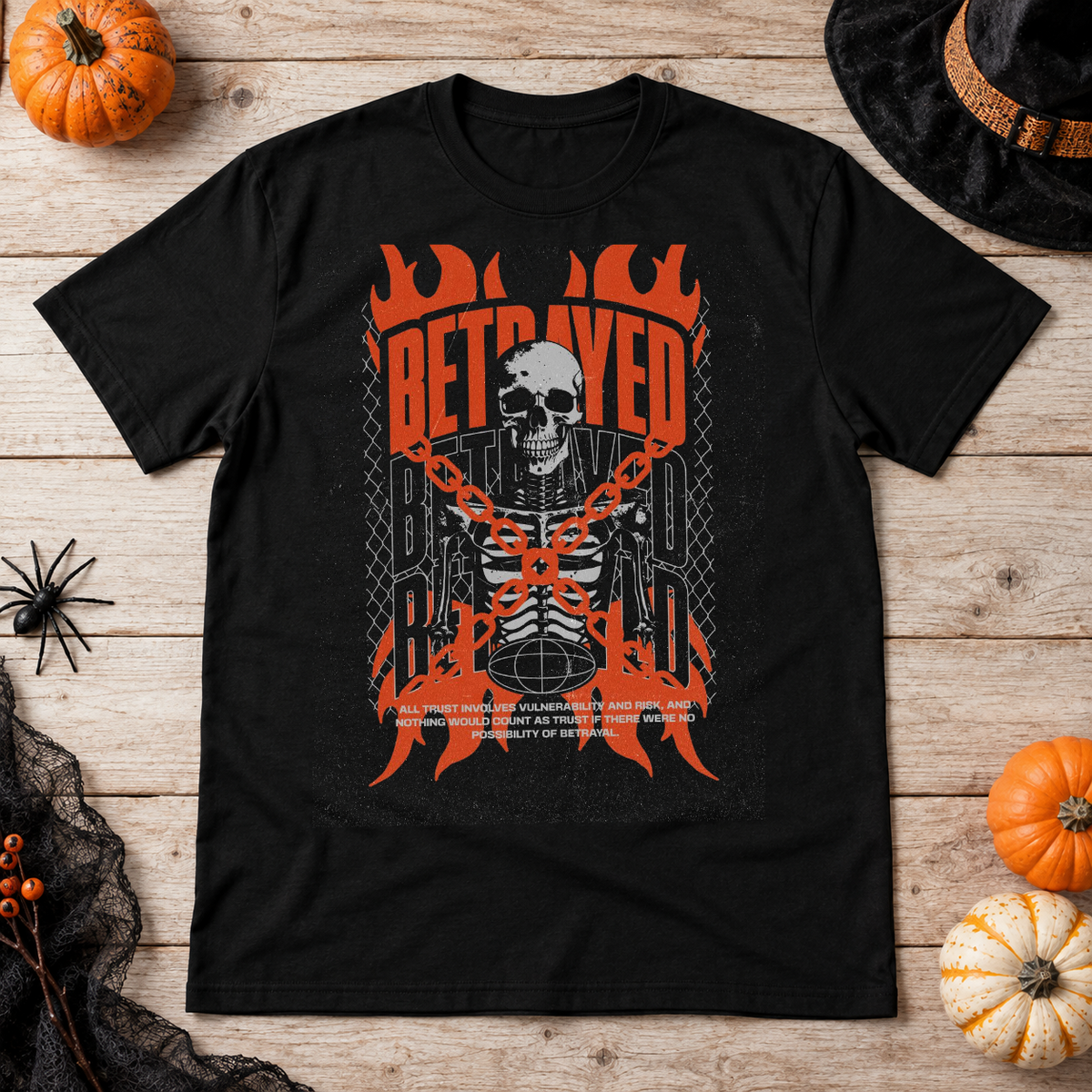 Betrayed T-Shirt – Dark Editorial Graphic Design Graphic Tee - Color: black