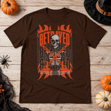Betrayed T-Shirt – Dark Editorial Graphic Design Graphic Tee - Color: chocolate