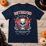 Betrayed T-Shirt – Dark Editorial Graphic Design Graphic Tee - Color: navy