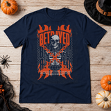 Betrayed T-Shirt – Dark Editorial Graphic Design Graphic Tee - Color: navy