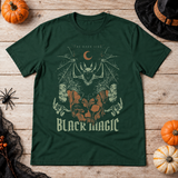 Black Magic T-Shirt – Dark Editorial Graphic Design Graphic Tee - Color: forest green
