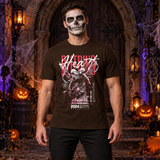 Bleeding Heart T-Shirt – Dark Editorial Graphic Design Graphic Tee - Color: chocolate