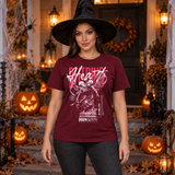 Bleeding Heart T-Shirt – Dark Editorial Graphic Design Graphic Tee - Color: maroon