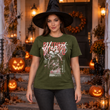 Bleeding Heart T-Shirt – Dark Editorial Graphic Design Graphic Tee - Color: military green