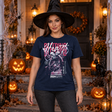 Bleeding Heart T-Shirt – Dark Editorial Graphic Design Graphic Tee - Color: navy