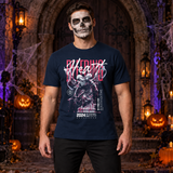 Bleeding Heart T-Shirt – Dark Editorial Graphic Design Graphic Tee - Color: navy
