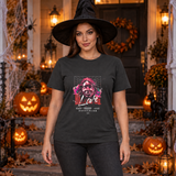 Bleeding Love T-Shirt – Dark Editorial Graphic Design Graphic Tee - Color: charcoal