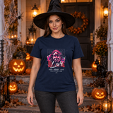 Bleeding Love T-Shirt – Dark Editorial Graphic Design Graphic Tee - Color: navy