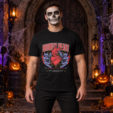 Broken Heart T-Shirt – Dark Editorial Graphic Design Graphic Tee - Color: black