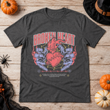 Broken Heart T-Shirt – Dark Editorial Graphic Design Graphic Tee - Color: dark heather